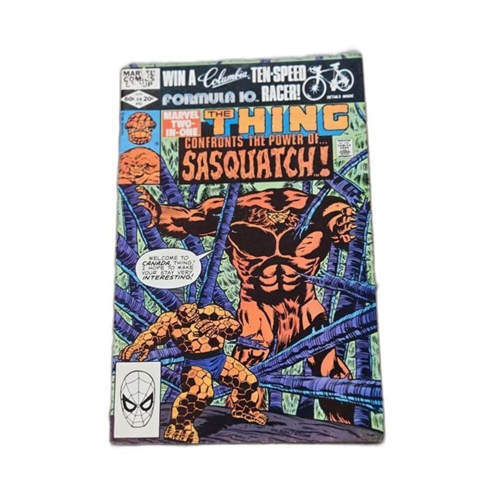 The Thing Confronts the Power of Sasquatch! #83 (Bronze Age Comic) Marvel Comics